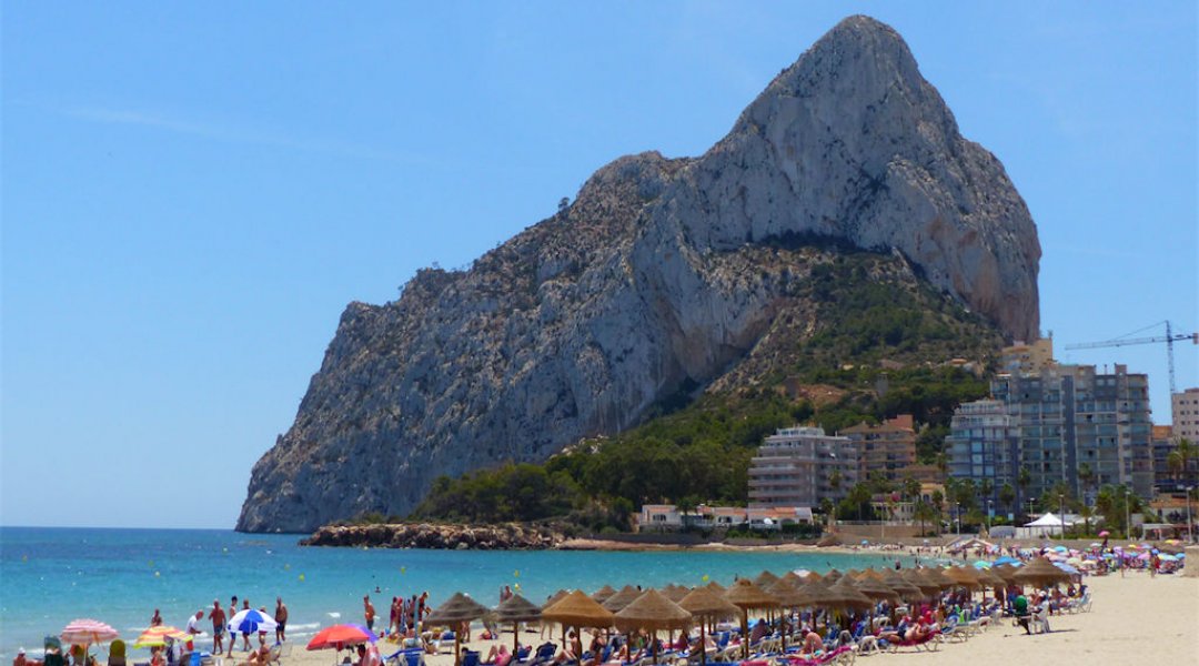 Spanien, Ferien in Calpe an der Costa Blanca