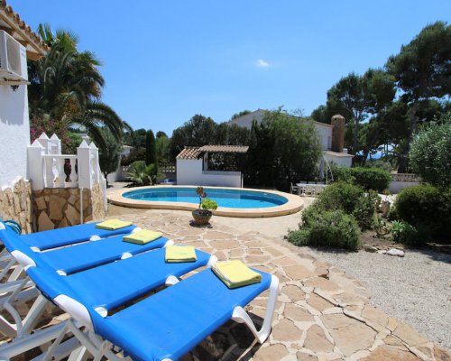 Spanien Ferienhaus Moraira privater Pool mieten