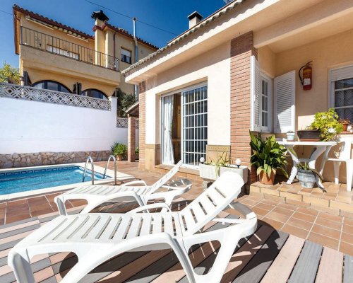 Spanien Ferienhaus in Blanes privater Pool