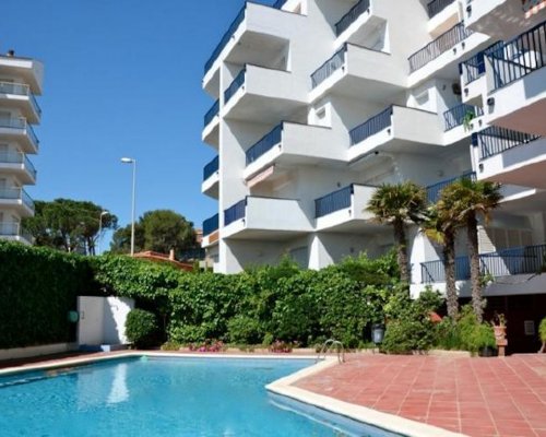 Spanien Wohnung mit Pool in l`Escala Costa Brava