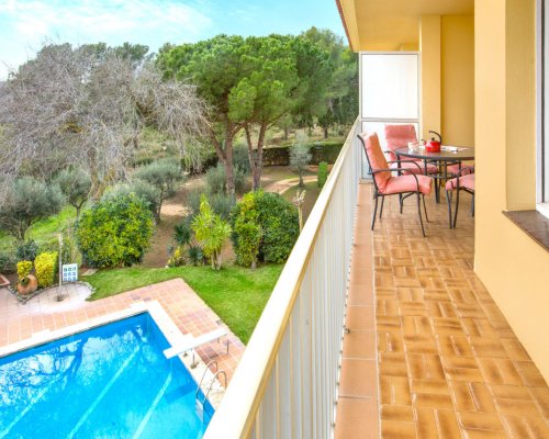 Ferienwohnung mit Schwimmbad Llafranc Costa Brava